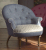 John Sankey Ferdinand Chair in Vintage Linen Denim Fabric