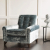 John Sankey Mitford Club Chair in Ava Velvet Cloud Fabric