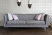 John Sankey Tuxedo Kingsize Studded Sofa in Hudson Nero Fabric