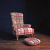 John Sankey Hawthorne Chair in Cello Garnet Fabric