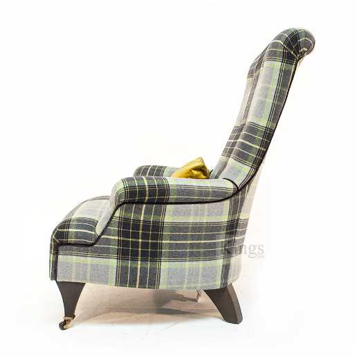 John Sankey Hawthorne Chair in Cello Lime Wool Fabric