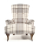 John Sankey Hawthorne Chair in Cello Smoke Wool Fabric