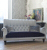 John Sankey Holkham Sofa in Milligan Silver and Du Barry Velvet Iris Roomset