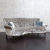 John Sankey Matilda Sofa in Ava Velvet Old White Fabric