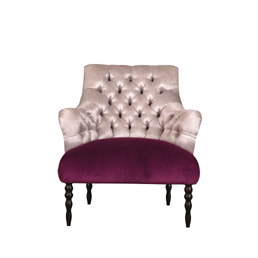 John Sankey Milliner Chair in Velvet Fabrics