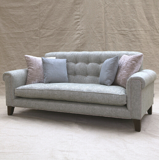 John Sankey Mitford Club Sofa in Rodin Applemint Wool Fabric