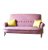 John Sankey Partridge Sofa in Linen Fabric