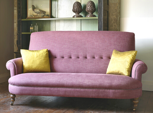 John Sankey Partridge Sofa in Linen Fabric