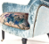 John Sankey Rickman Chair in Ava Velvet Lagoon Fabric