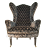 John Sankey Rickman Chair in Brown Velvet Fabric