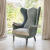 John Sankey Rickman Chair in Deluxe Velvet Fabric