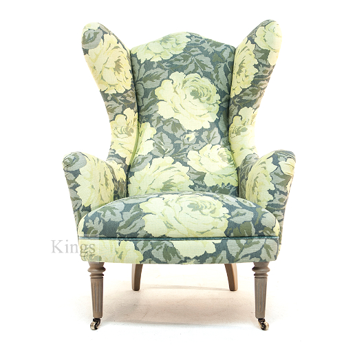 John Sankey Rickman Chair in Floral Fabric