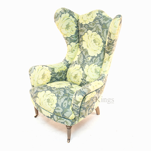 John Sankey Rickman Chair in Floral Fabric