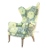 John Sankey Rickman Chair in Floral Fabric