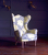 John Sankey Rickman Chair in Tapestry Rose Lemon Sherbert Fabric