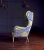 John Sankey Rickman Chair in Tapestry Rose Lemon Sherbert Fabric