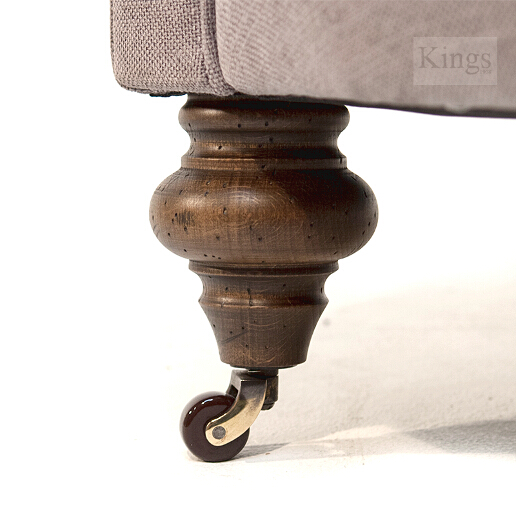 John Sankey Slipper Chair Legs in Distressed Oak Finish