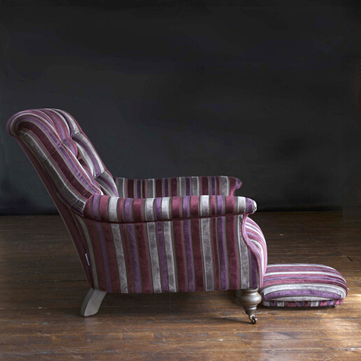 John Sankey Slipper Chair in Customer's Own Fabric Side View