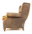 John Sankey Tolstoy Chair in Full Leather with Contrast Fabric Seat