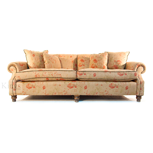 John Sankey Tolstoy Sofa in Toulon Antique Floral Fabric