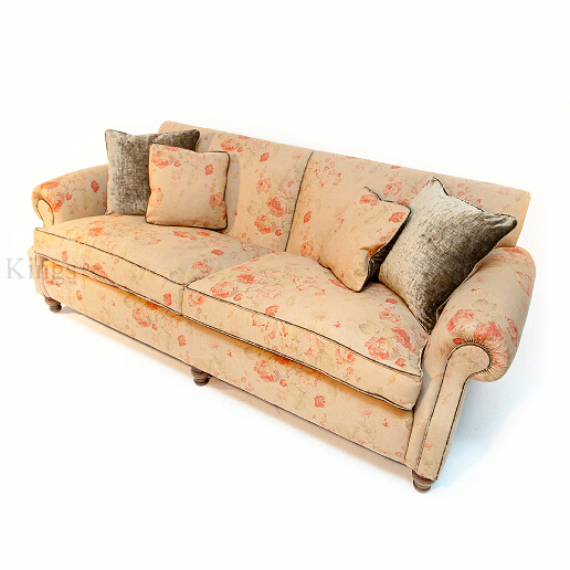 John Sankey Tolstoy Sofa in Toulon Antique Floral Fabric