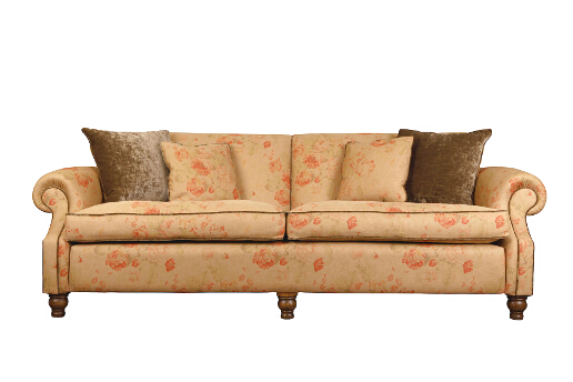 John Sankey Tolstoy Sofa in Toulon Antique Floral Fabric