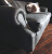 John Sankey Tolstoy Sofa in Monmartre Coal Fabric Arm Detail