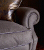 John Sankey Tolstoy Sofa in Monmartre Coal Fabric Arm Detail