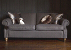 John Sankey Tolstoy Sofa in Monmartre Coal Fabric