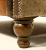 John Sankey Tosca Snuggler Legs Detail in Antique Oak Finish