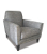 John Sankey Tuxedo Club Chair in Hudson Nero Fabric with Studding