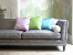 John Sankey Tuxedo Sofa in Hudson Nero Fabric with Scatter Cushions