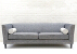 John Sankey Tuxedo Kingsize Sofa in Hudson Nero Fabric