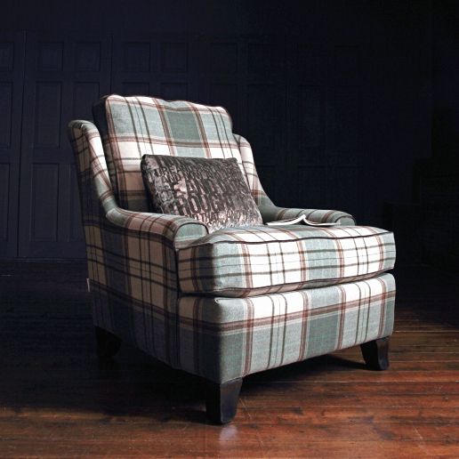 John Sankey Voltaire Chopin Chair in Cello Birch Fabric