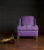 John Sankey Voltaire Chopin Chair in Elsa Moire Electric Pink Fabric