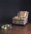 John Sankey Voltaire Chopin Chair in Loseley Park Lime Fabric Roomset