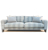 John Sankey Voltaire King Size Sofa in Wool Plaid Fabric