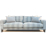 John Sankey Voltaire Sofa in Wool Plaid Fabric