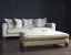 John Sankey Voltaire Sofa with Scatter Cushion Back in Palmer Woodland Fabric with Voltaire Daybed