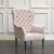 John Sankey Wainwright Chair in Block Velvet Seashell Fabric