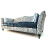 John Sankey Wolseley Sofa in Legacy Bermuda Fabric with Ava Velvet Lagoon Seat Cushions