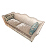 John Sankey Wolseley Sofa in Ava Velvet Caramel Fabric with Contrast Lumbar Cushions