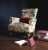 John Sankey Wooster Chair in Clarence Tobacco Leaf Fabric