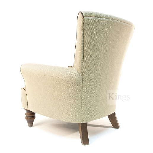 John Sankey Wooster Chair in Wool Plaid Fabric