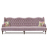 John Sankey Constantine Royal Sofa in Tate Velvet Rose Fabric with Floral Scatter Cushions