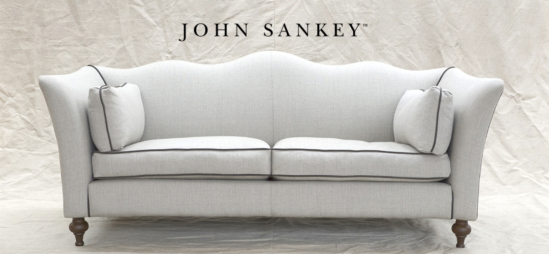 John Sankey Wolseley Sofa at Kings interiors Nottingham - Luxury British Handmade Upholstery Bespoke Furniture Best Price UK
