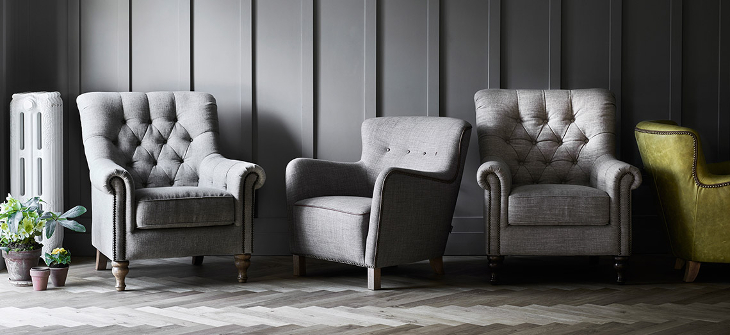 Alexander and James Sofas Sofia Chair Collection at Kings Interiors - Quality Handmade Home Upholstery Retailer based in Nottingham. Best Prices and Free Delivery in the UK