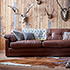 Alexander & James Bailey 3 Seater Leather Sofa Lifestyle
