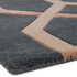 Asiatic Rugs Contemporary Home Matrix MAX66 Hexagon Charcoal 1