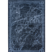 Asiatic Rugs Zehraya ZE02 Ink Blue Border